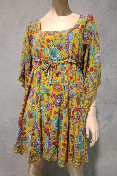 Lyrebird Bloom Angel Sleeve Dress