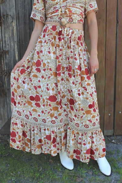 Canggu Rose Bloom Skirt