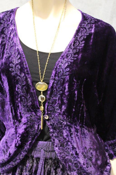 Into The Mystic Velvet Batwing Bolero
