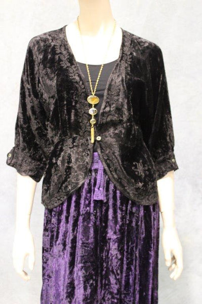 Into The Mystic Velvet Batwing Bolero