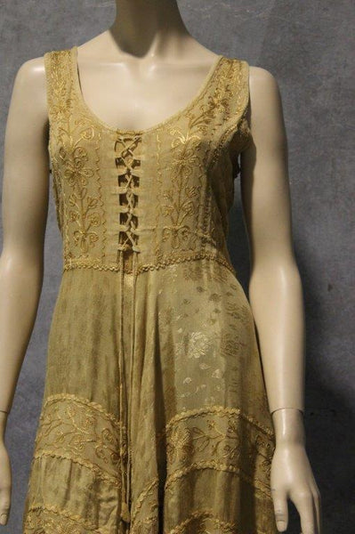 Stevie Medieval Lace Up Hanky Dress (Rich Tones)