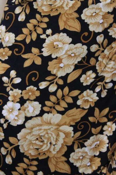 Tolsy Short Wrap Dress w Ruffle - Chintz Rose