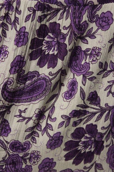 Paisley Crepe Maxi Skirt - 4 Colours!