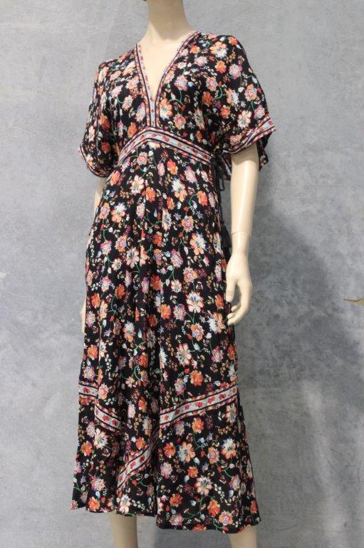 Gypselle Floral Bloom Kaftan Dress
