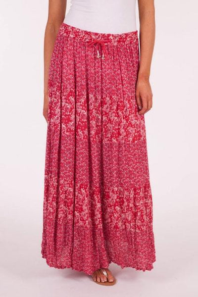 Chery Crepe Maxi Skirt LAST ONES PURPLE